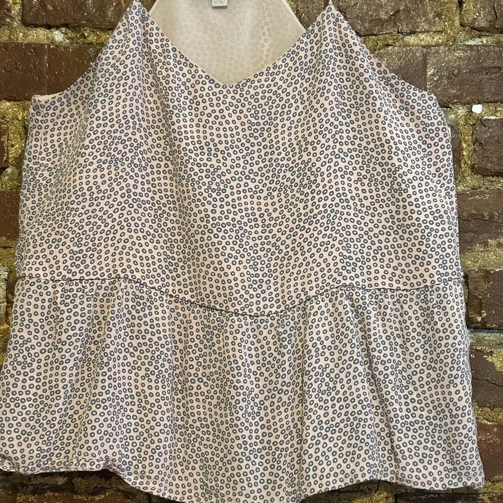 LOFT Pink with Gray Circles Camisole Size XS - Picture 4 of 9